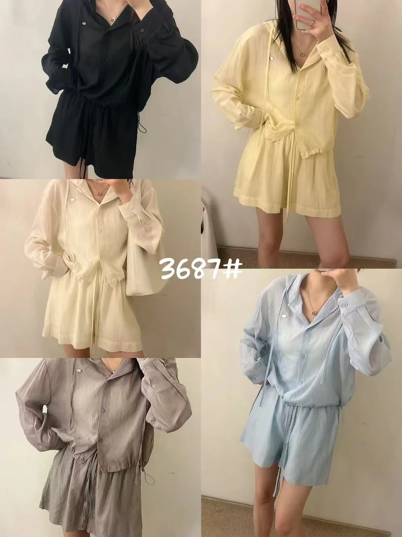 春季轻盈休闲时尚套装欧若风设计感潮流百搭