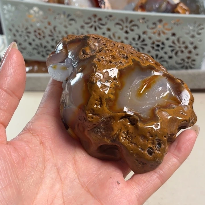 玛瑙/玉髓未镶嵌吊坠(不含链)