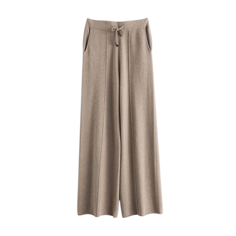 山羊绒裤子女士阔腿裤229799