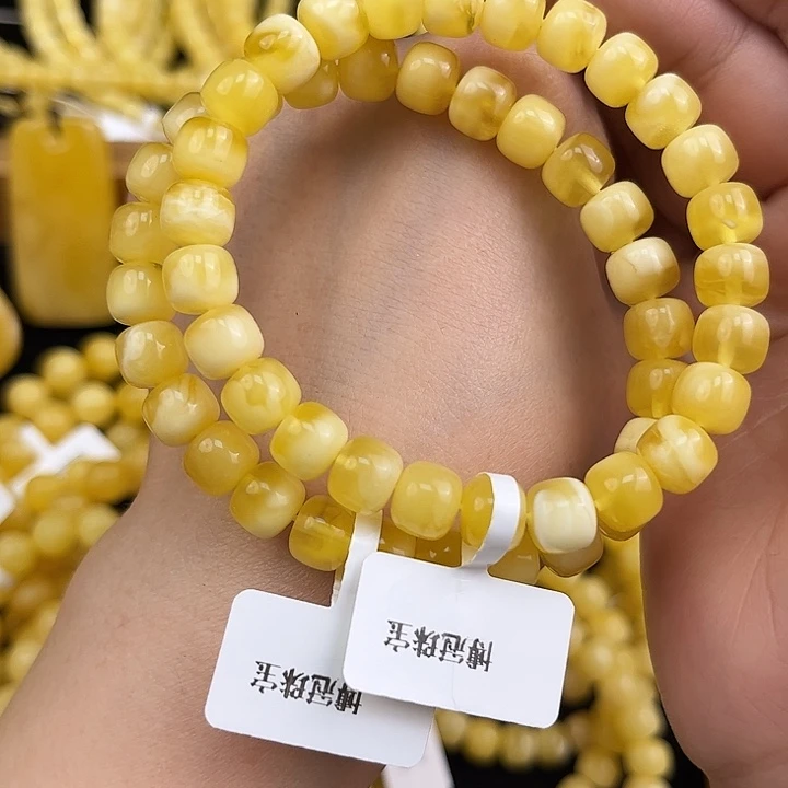 琥珀未镶嵌颈饰琥珀，多样性发其一