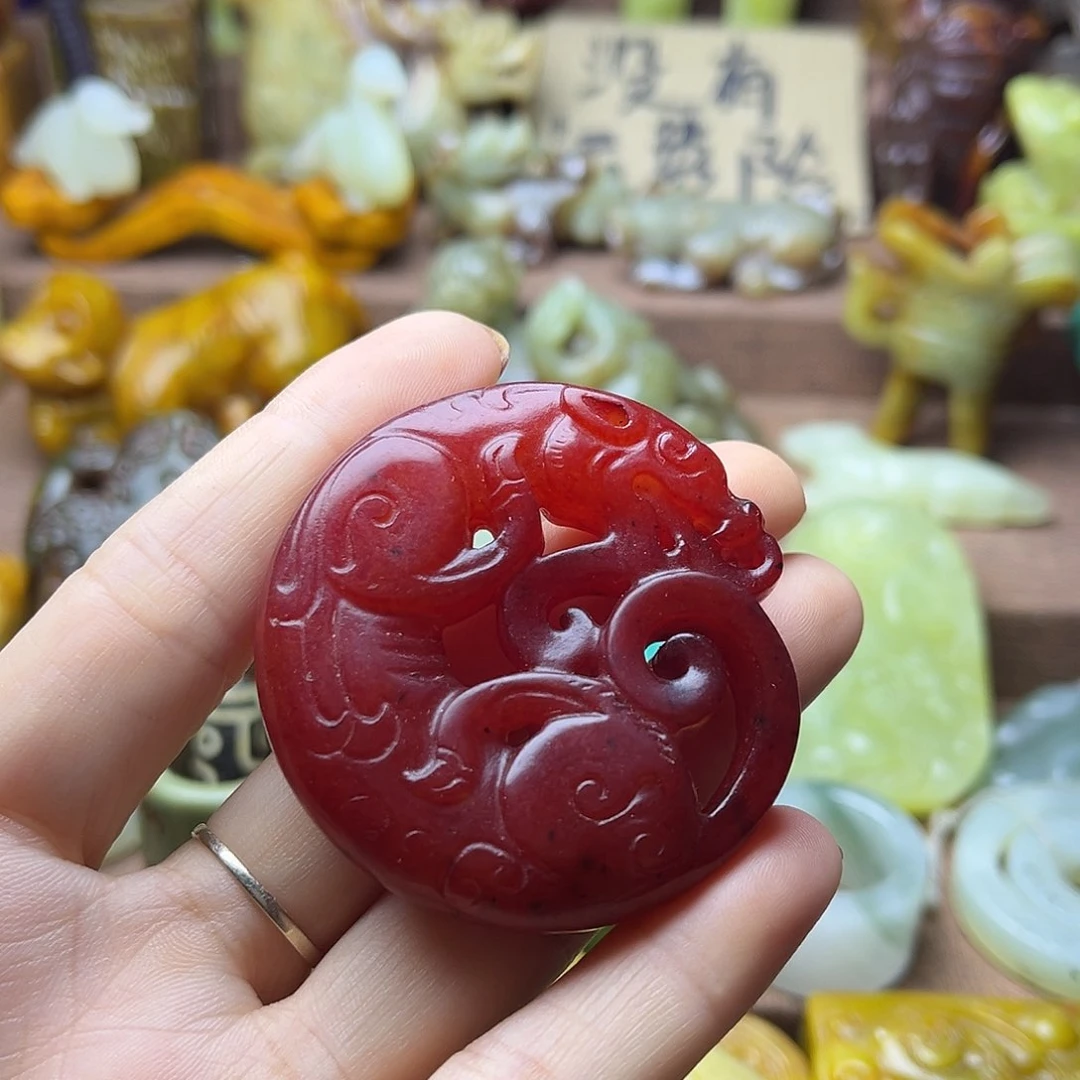 白玉菩提吊坠27。。