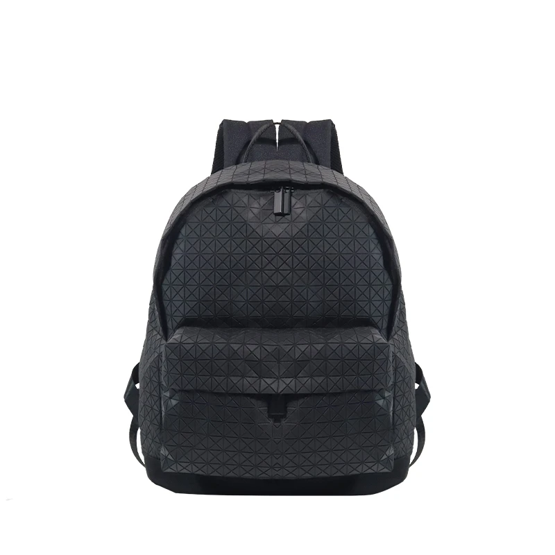 2025三宅新款【大号双肩包】时尚硅胶菱格双肩包男女同款包包