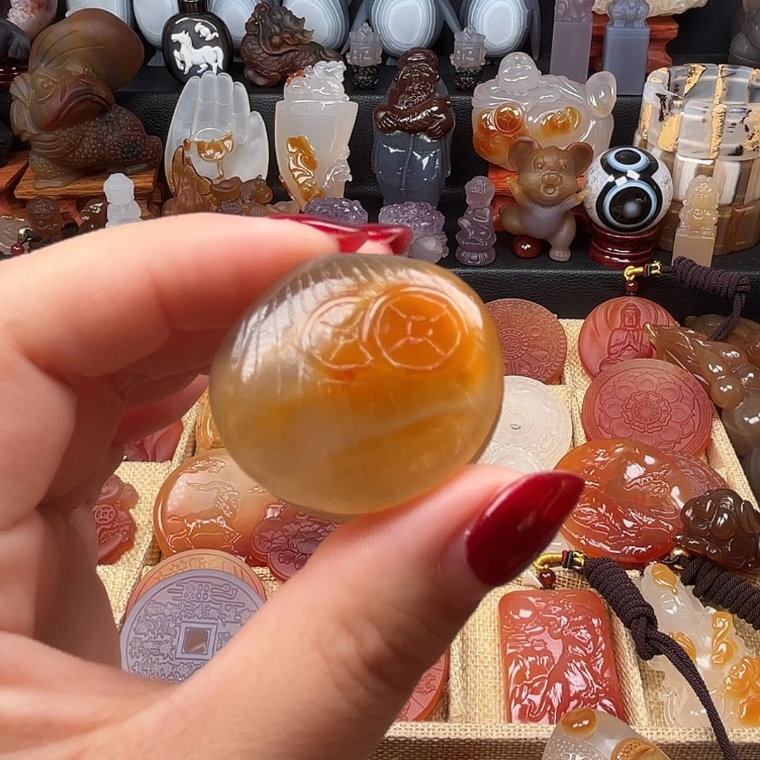 玛瑙/玉髓未镶嵌颈饰