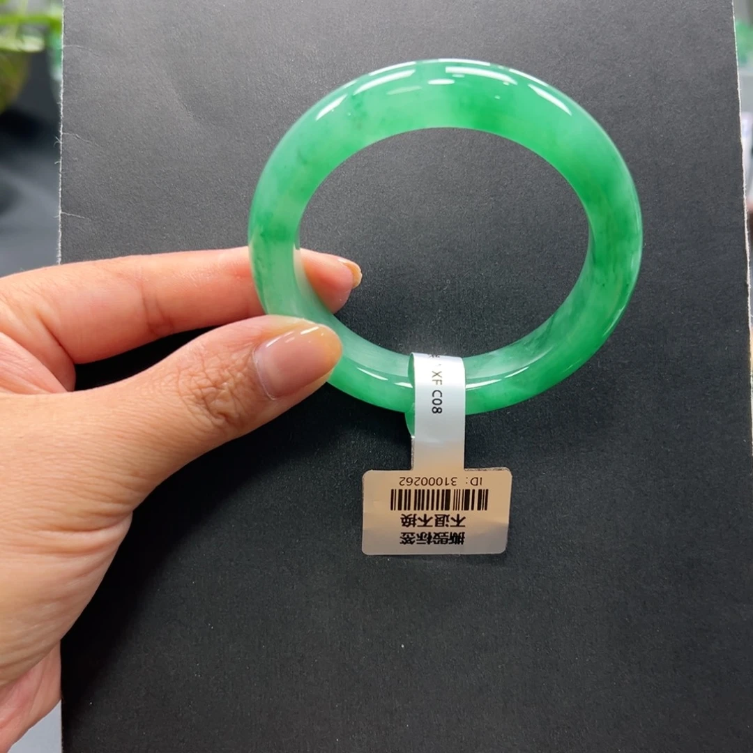 石英质玉未镶嵌手镯+玲玲55