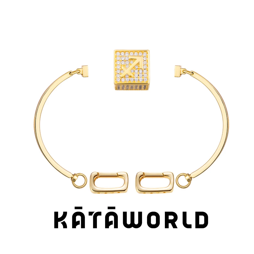 KATAWORLD 铜合金项链 【主理人】金色星座手镯