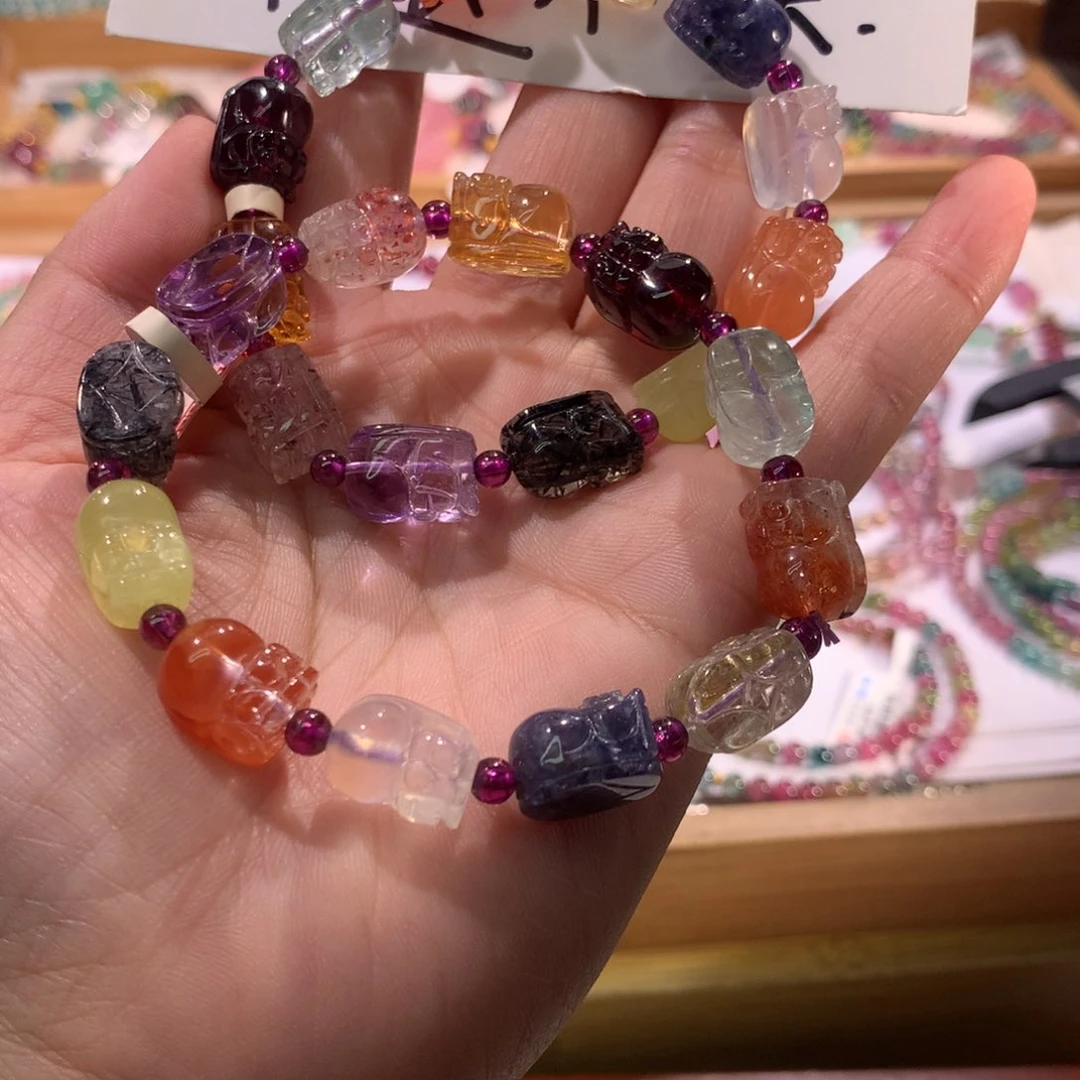 水晶珠宝半成品未镶嵌多样性发其一