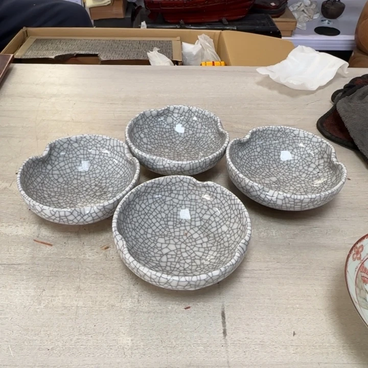 瓷片茶道具工艺品