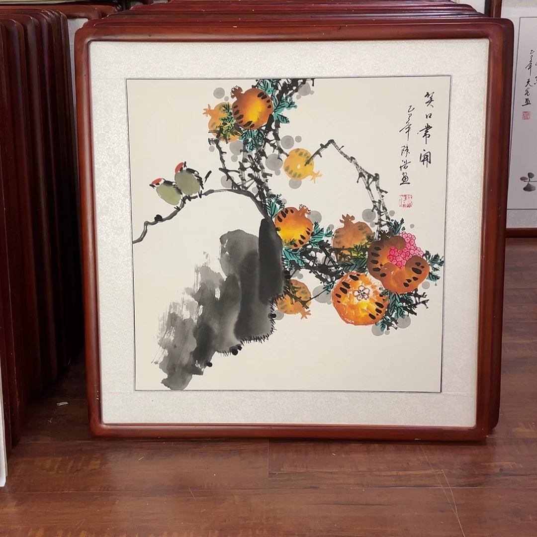 国画带框尺寸63*63厘米