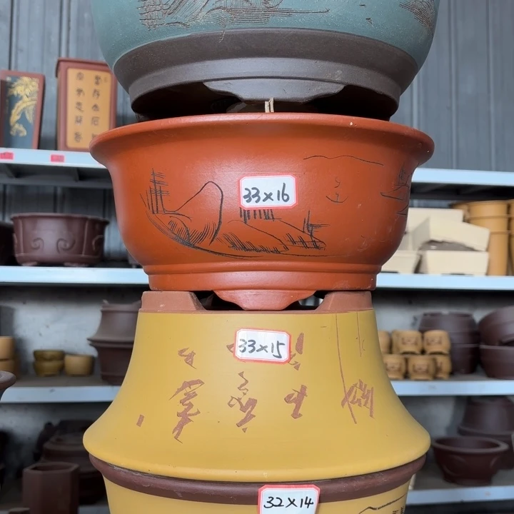 花盆紫砂100-4。