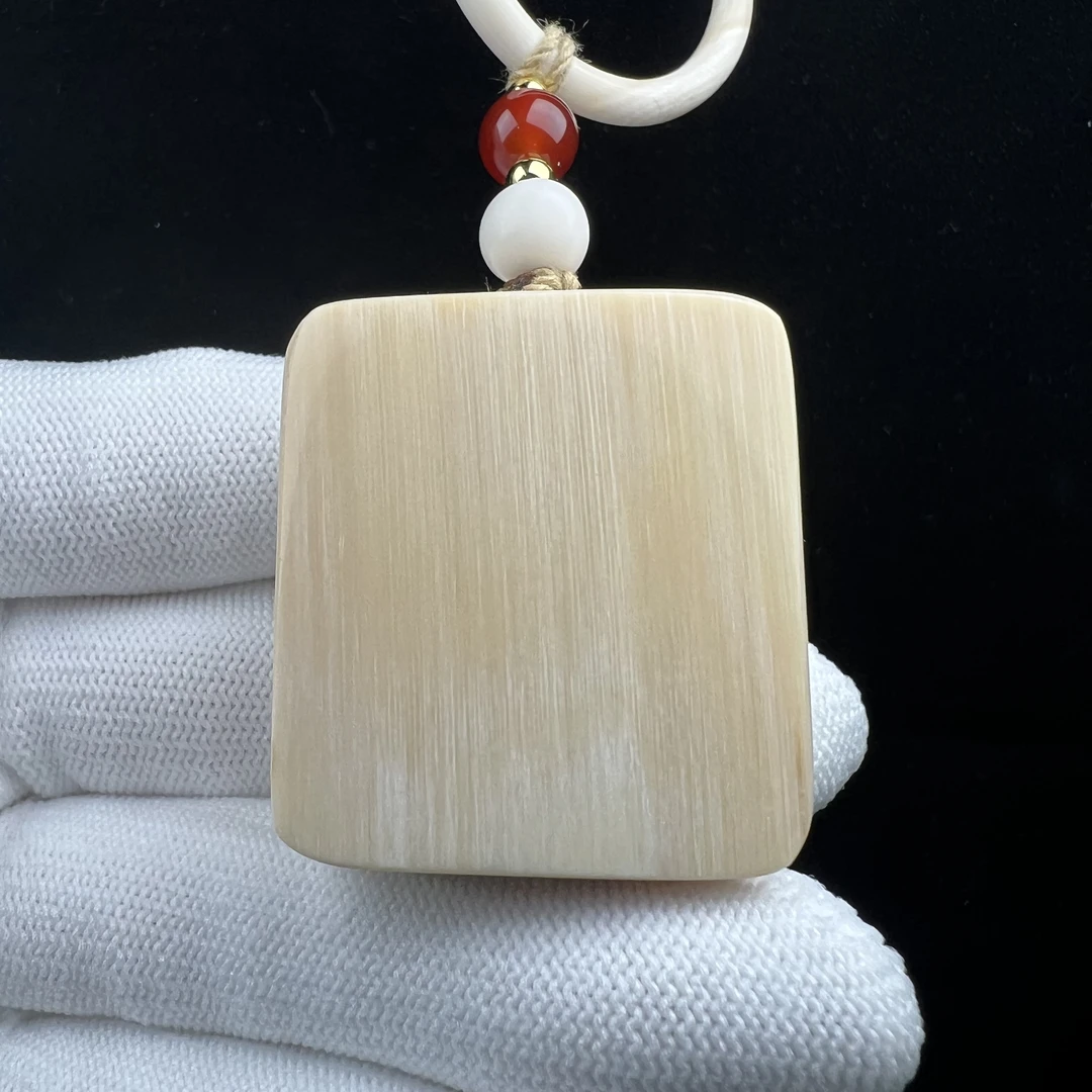 E3052天然猛犸牙 肥皂手把件37*40*21mm支持鉴定 假一罚四