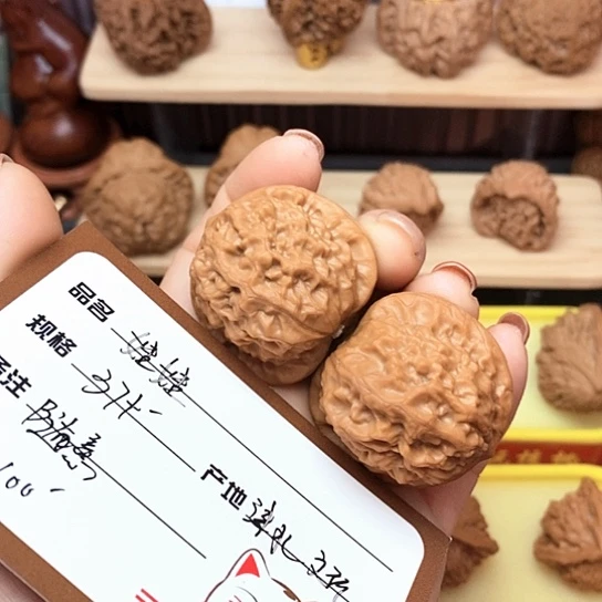 【闪购商品】文玩核桃把件随*，娃娃核桃