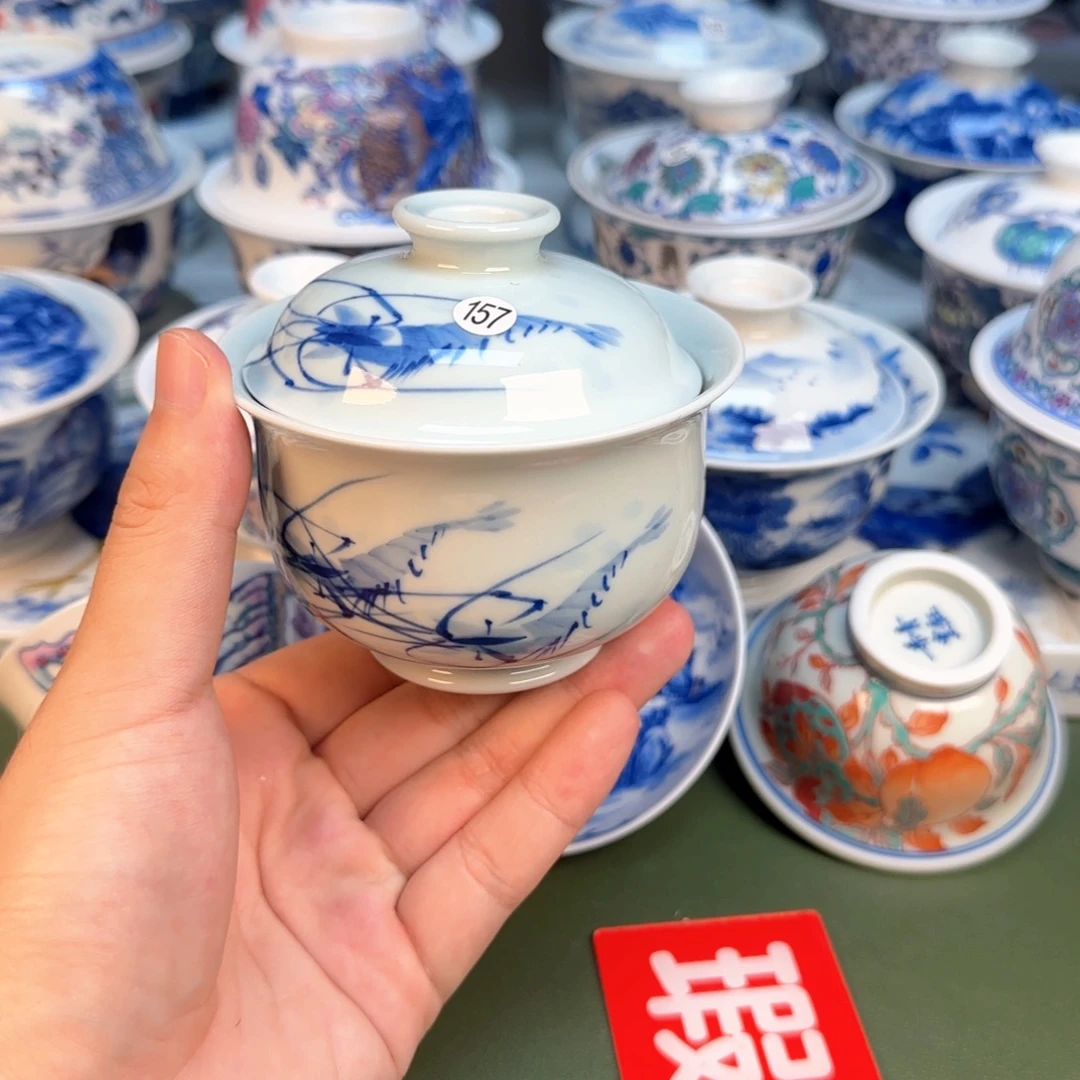 彦祖纯手工手绘茶具157