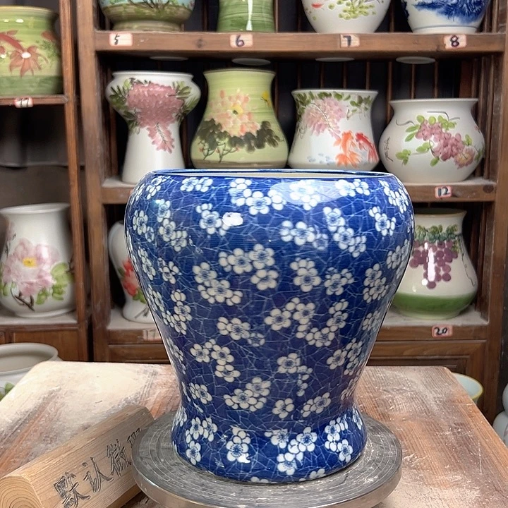 陶鱼尾冰梅花新款新款陶瓷陶瓷