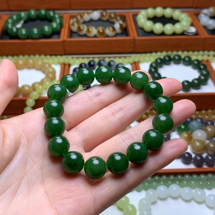 和田玉手串未镶嵌