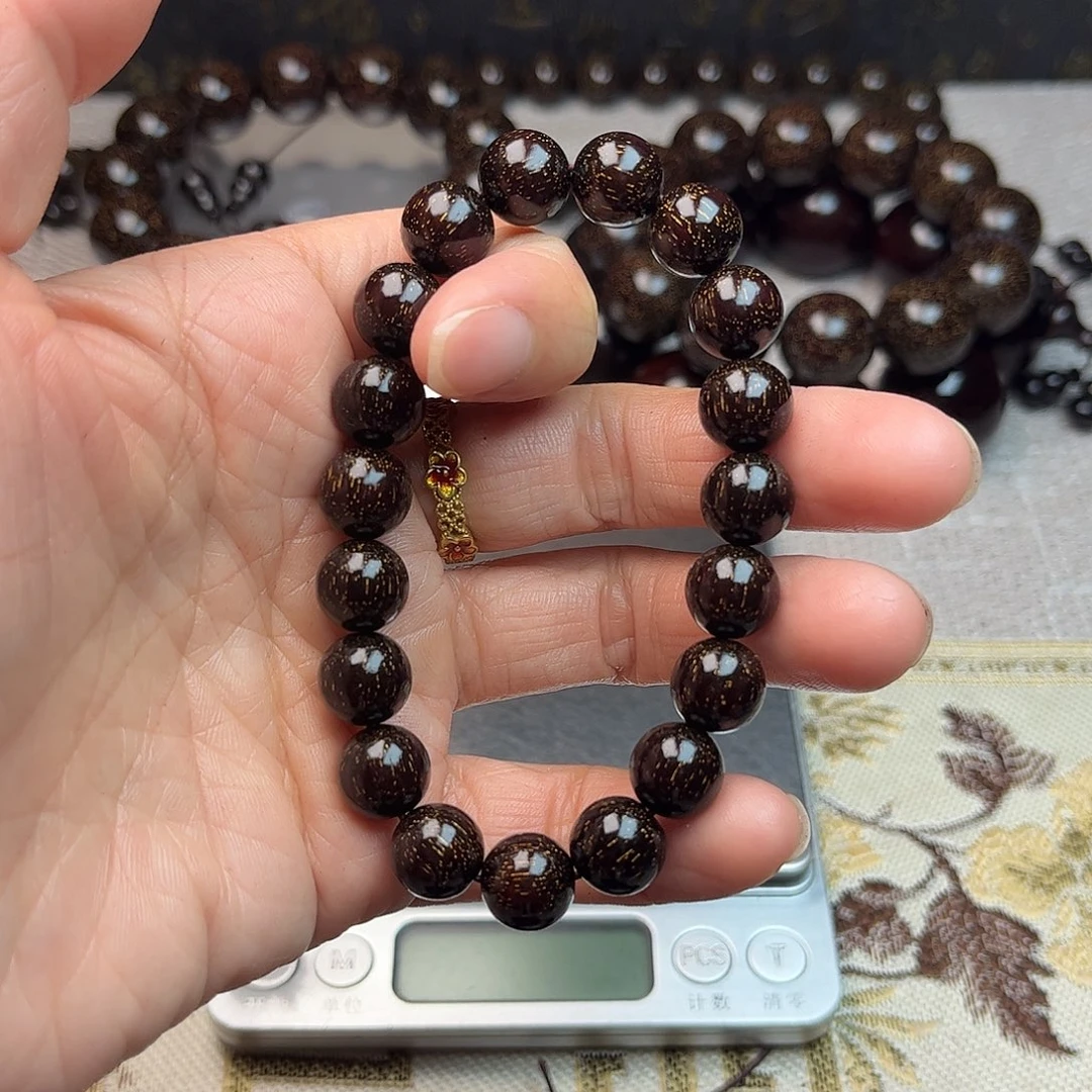 檀香紫檀（小叶紫檀）1.0 19颗 爆星