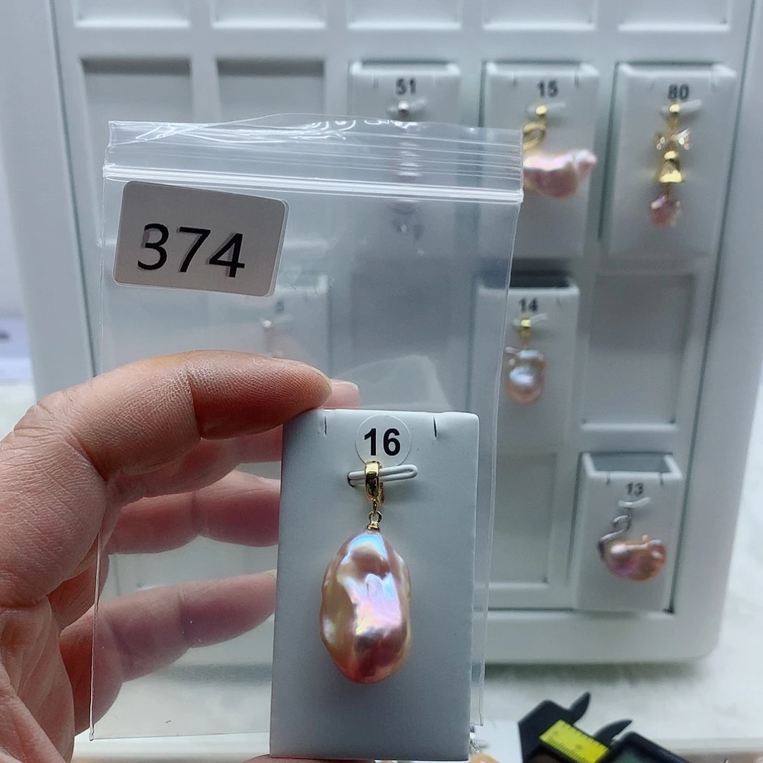 冰***冰淡水珍珠吊坠(不含链)合金