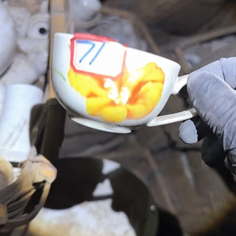 瓷片国营厂库存7.5厘米71