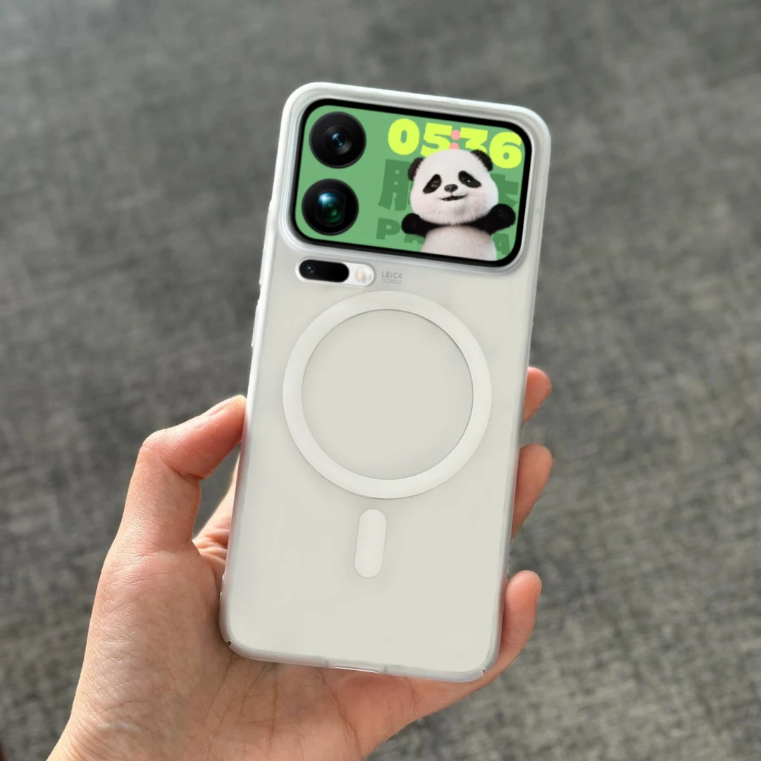 冰雾磨砂适用小米17Promax手机壳磁吸小米17简约15超薄14防摔硬壳