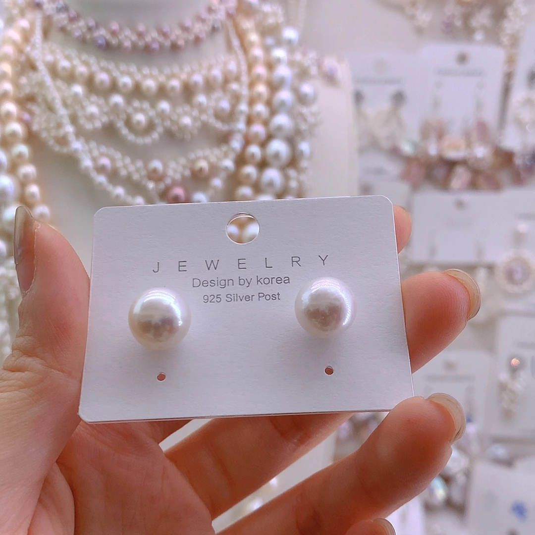 耳环淡水珍珠未镶嵌