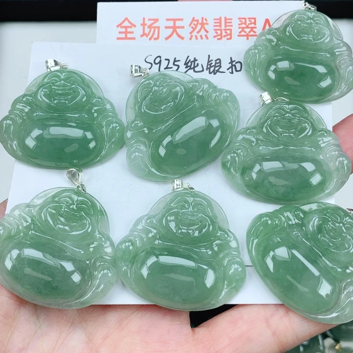 翡翠挂件银S925镶嵌多样性发其1