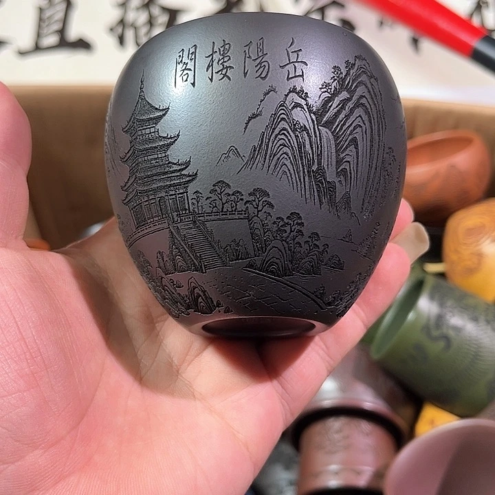 茶杯紫砂全手工紫砂主人杯