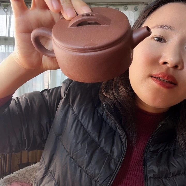 茶壶紫砂紫泥底槽青汉瓦200cc