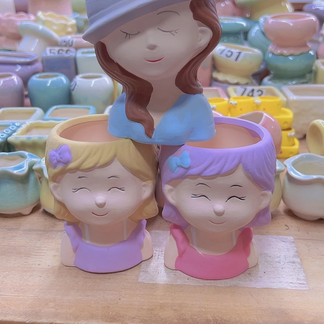 陶瓷花盆当场满12包邮