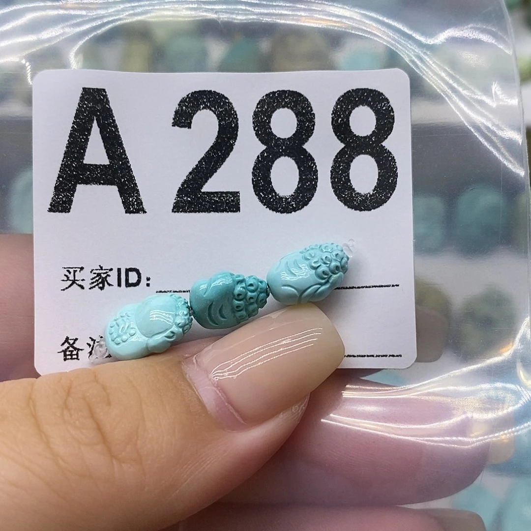 未镶嵌绿松石绿松石配饰定制童**串