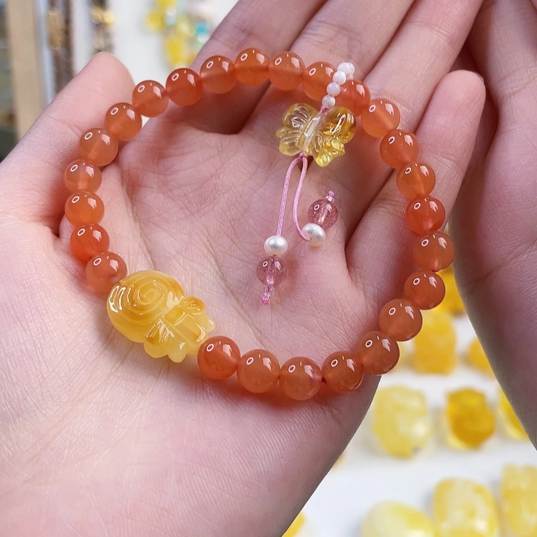 蜜蜡未镶嵌裸石蜜蜡手串