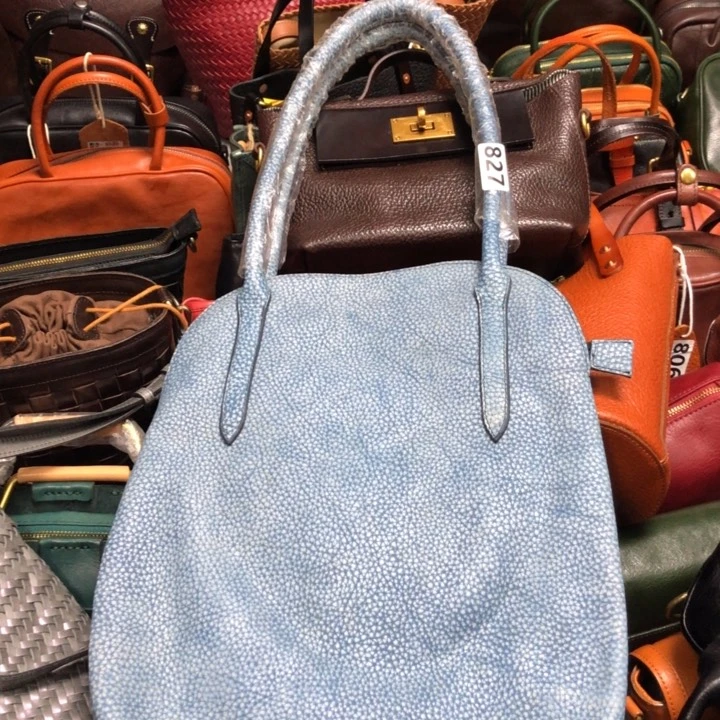 牛皮（革）827瑕疵贝壳托特