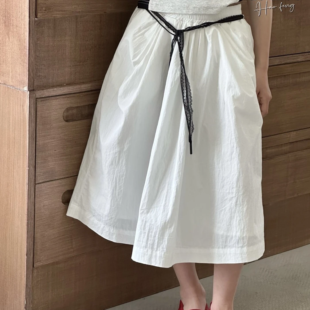 5266儿童休闲纯色半裙