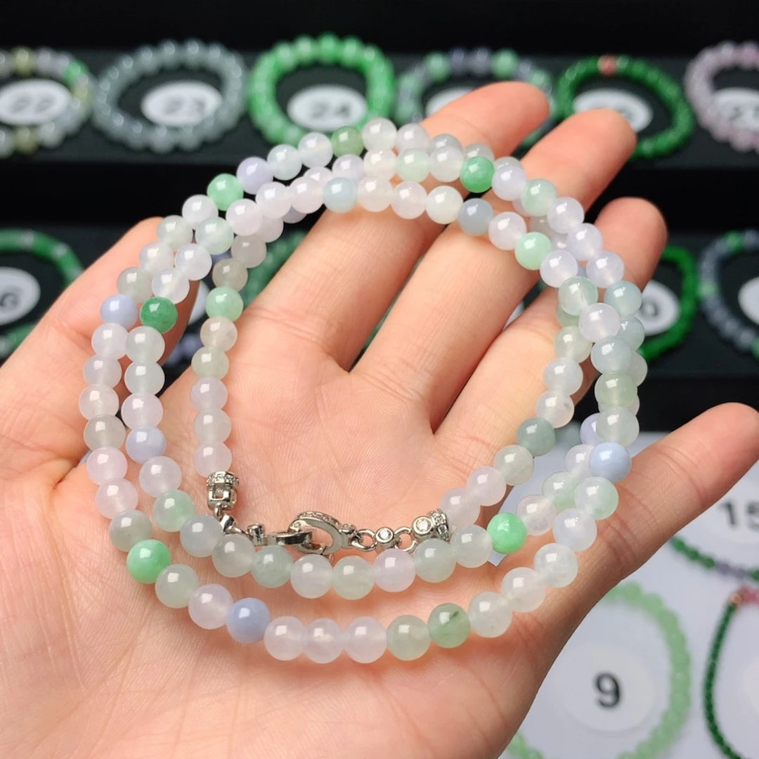 翡翠未镶嵌手链翡翠