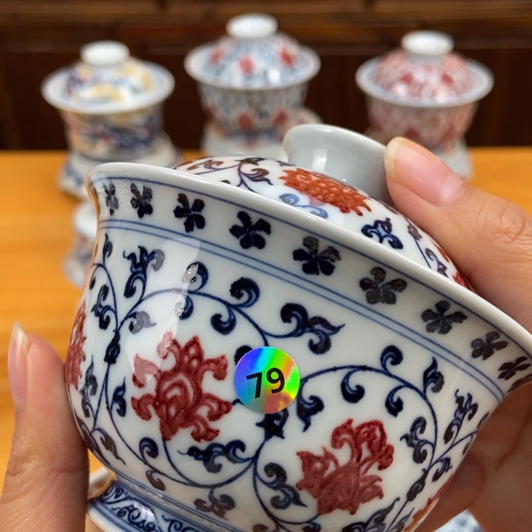 手绘现代茶具非古董