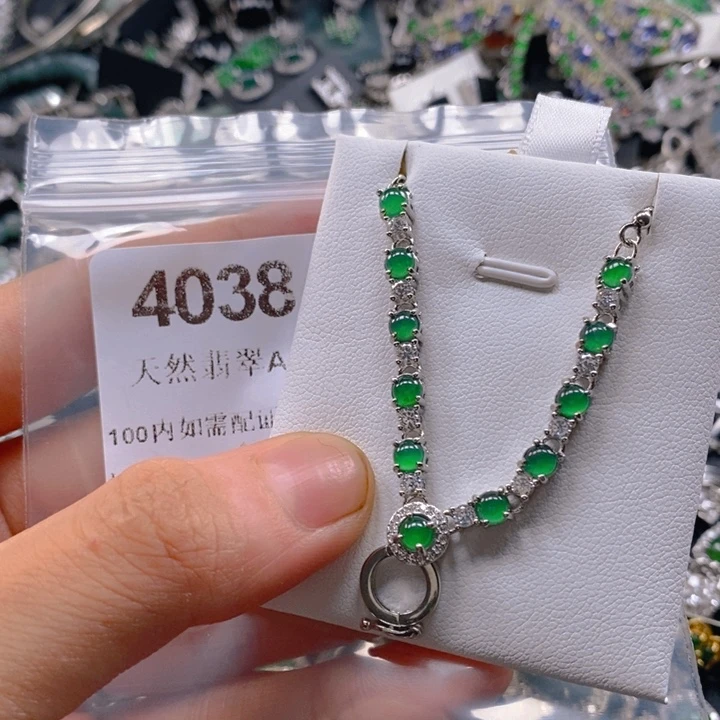 翡翠未镶嵌吊坠(不含链)叶*^