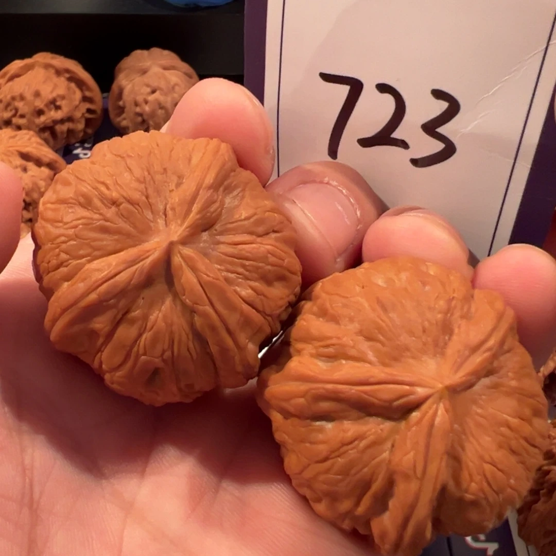 把件文玩核桃全品平谷元宝三棱38尺寸723号