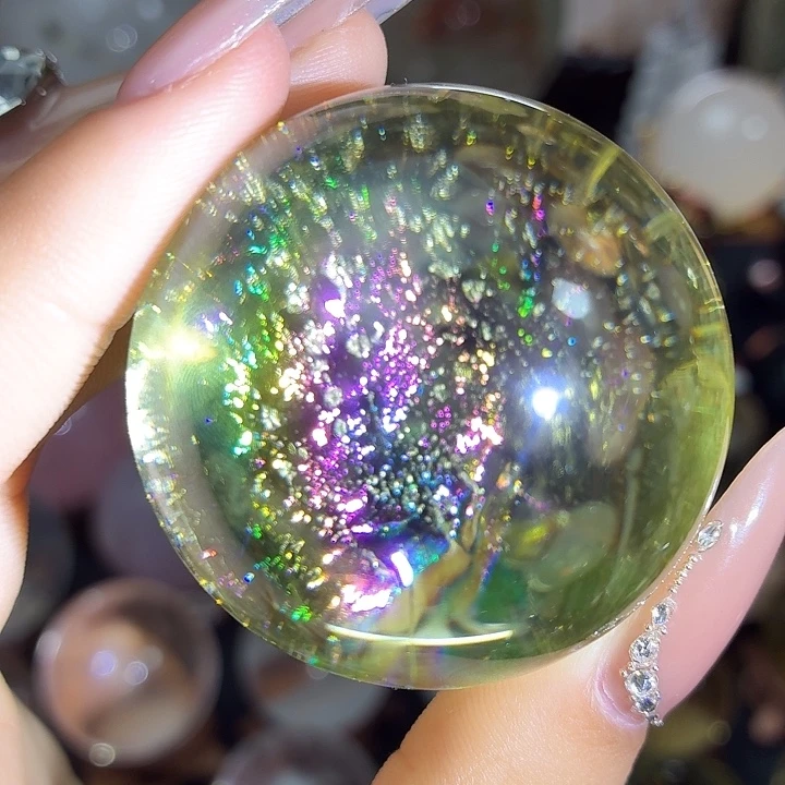 未镶嵌水晶珠宝半成品黄水晶4.52cm