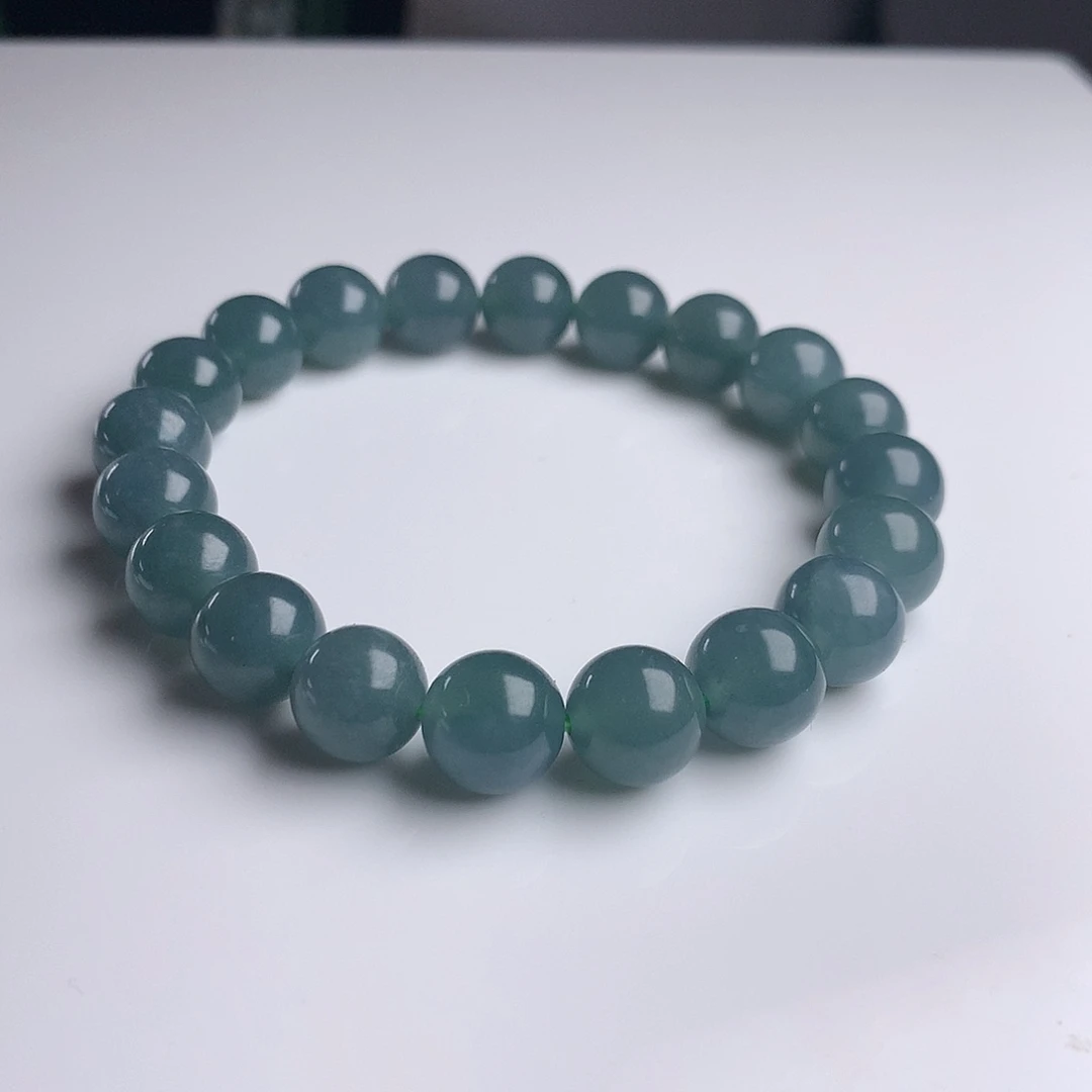 未镶嵌手串翡翠10mm！