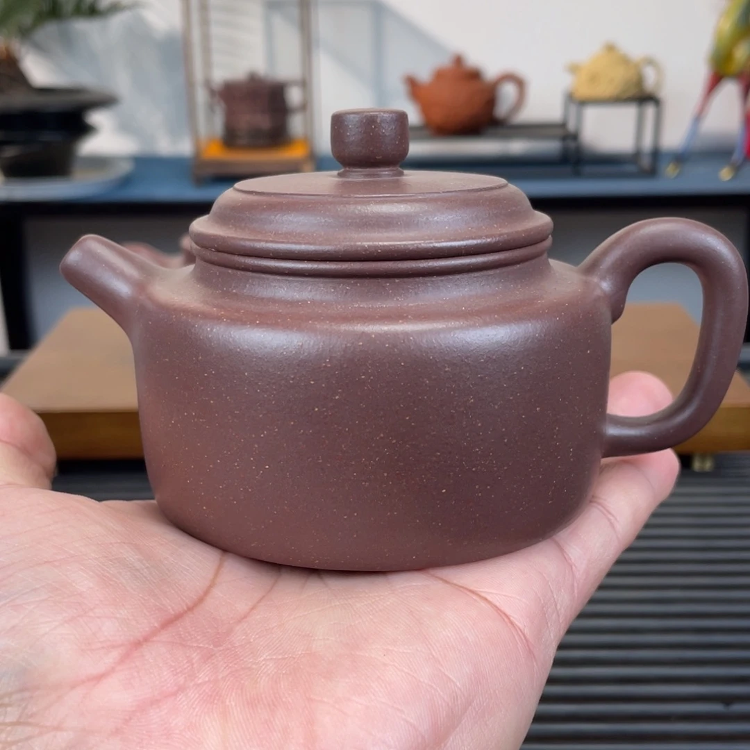 茶壶紫砂底槽青德钟240cc