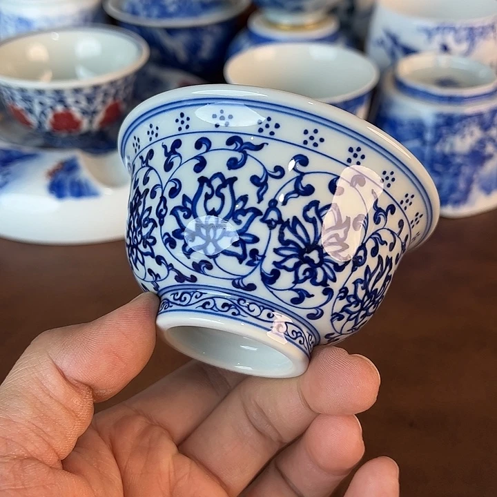 瓷片景德镇全手工手绘陶瓷
