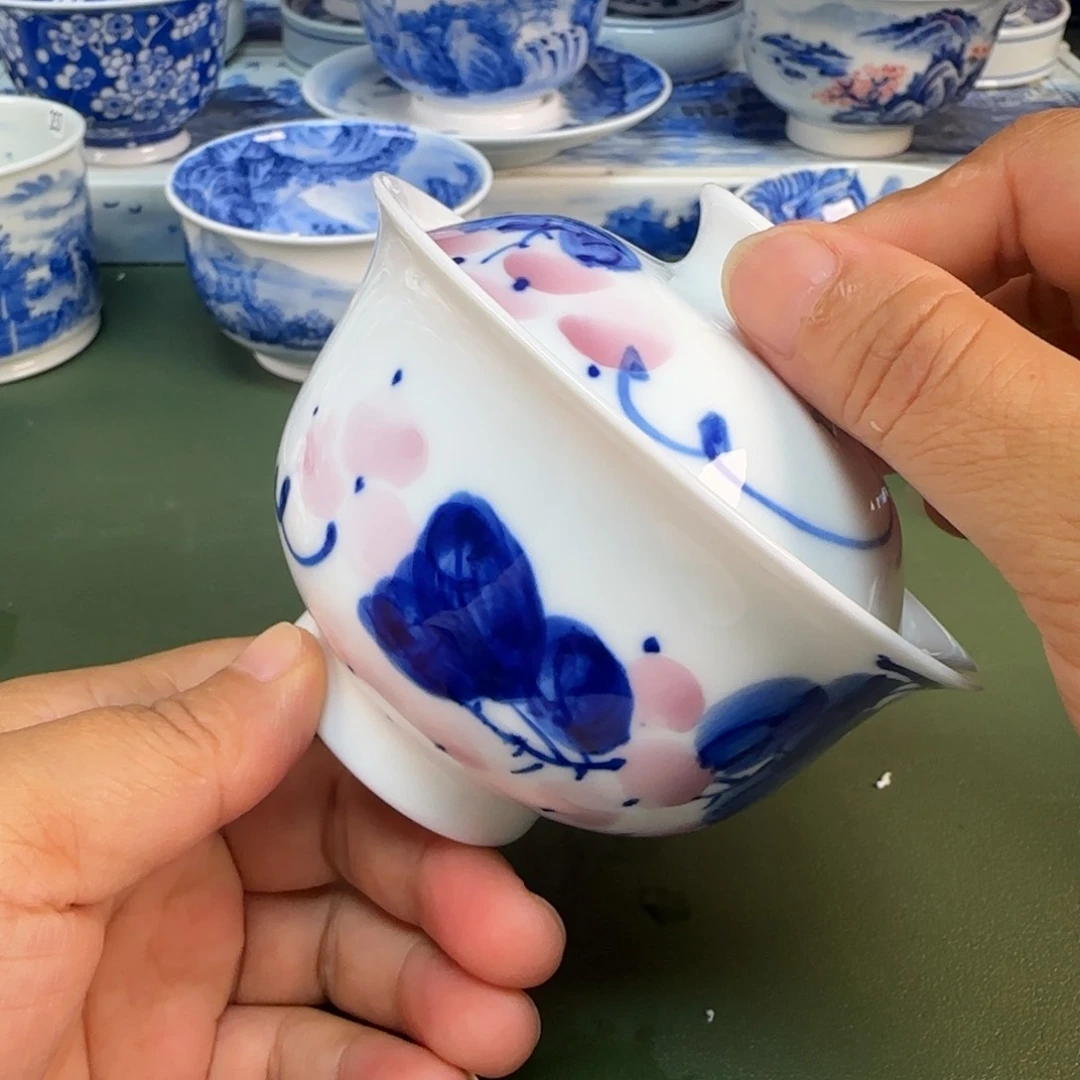 景德镇纯手绘茶具圆圆256