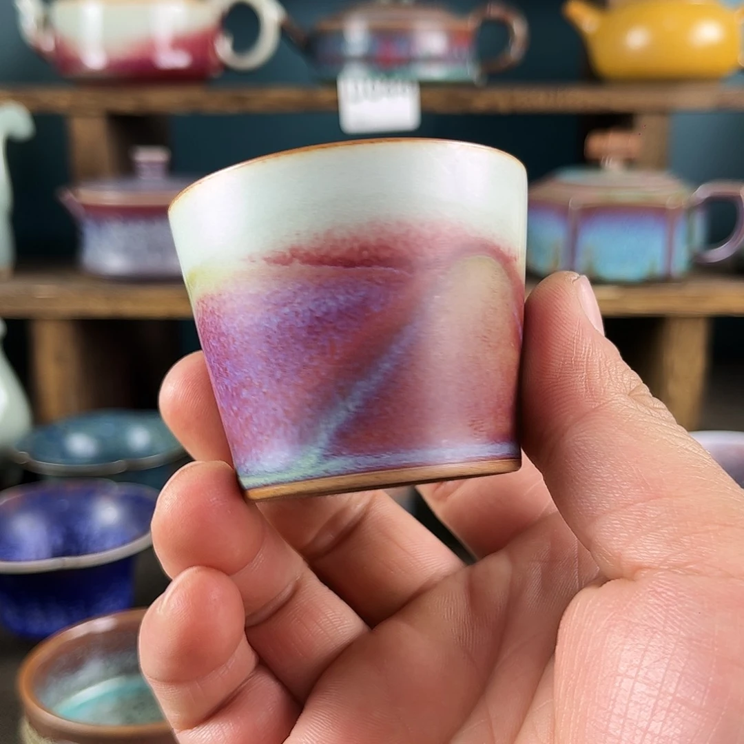 壶用**芽神垕钧瓷原矿釉发色！