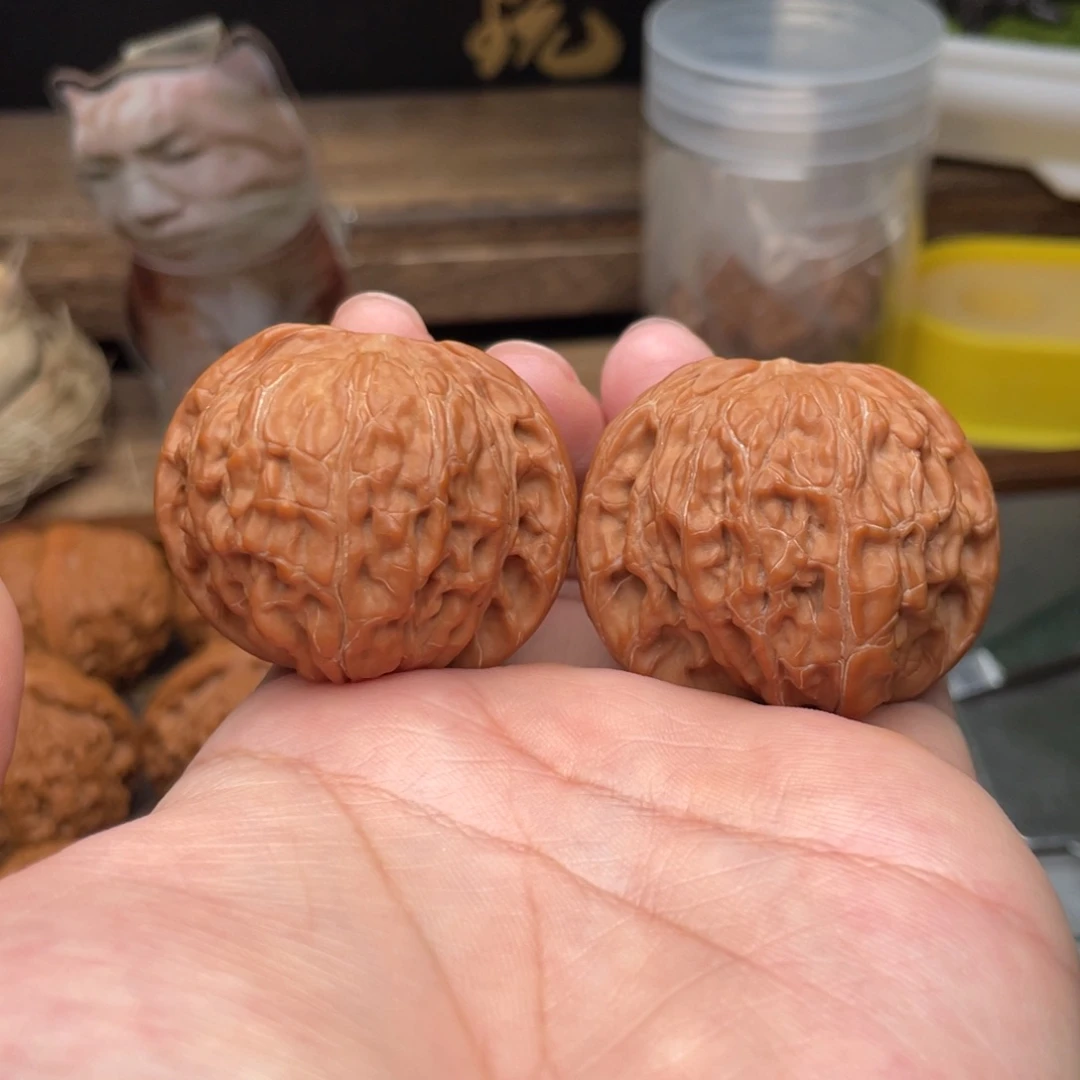 文玩核桃把件G8号42尺磨盘