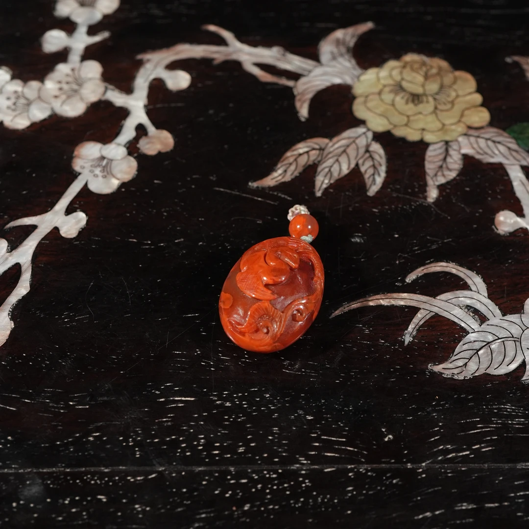 2.16香港王老板-南红玛瑙吊坠5t61