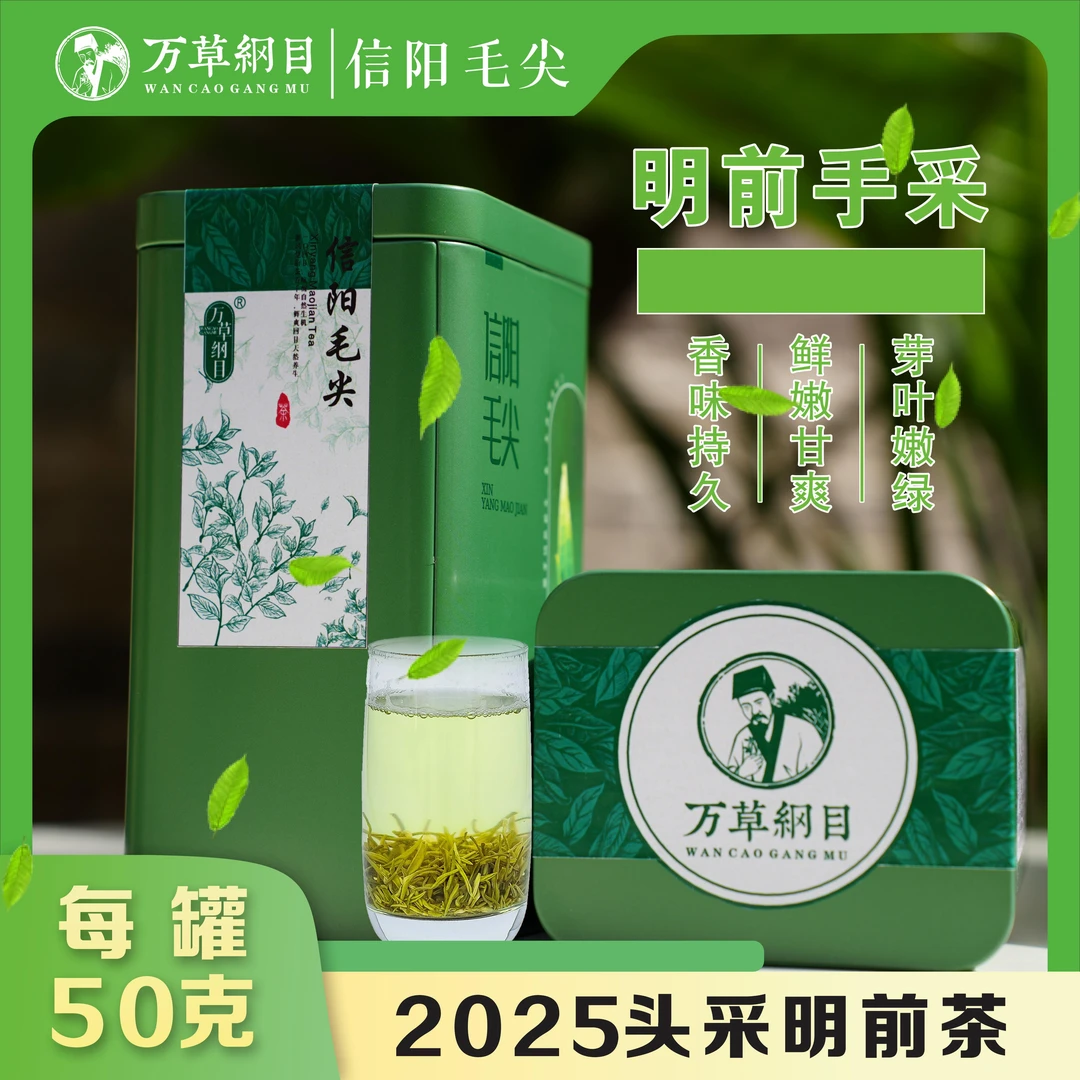【2025新茶】LLX信阳毛尖50克实小芽粮茶明前茶一口春茶手工好茶