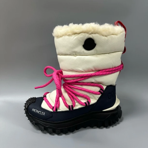 MONCLER/蒙口 mo102 白蓝拼色靴 潮流百搭