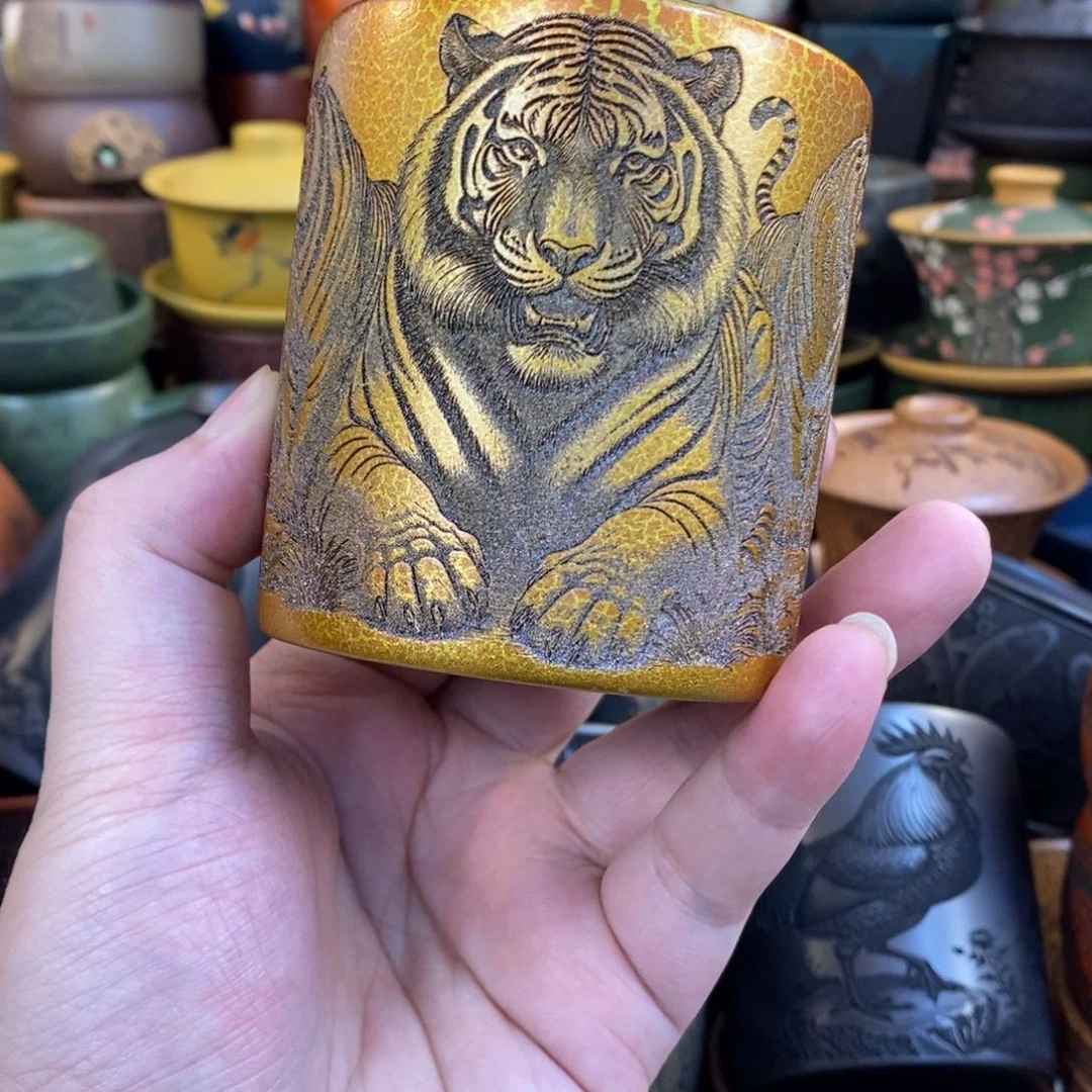 紫砂公道杯宜兴全手工紫砂杯