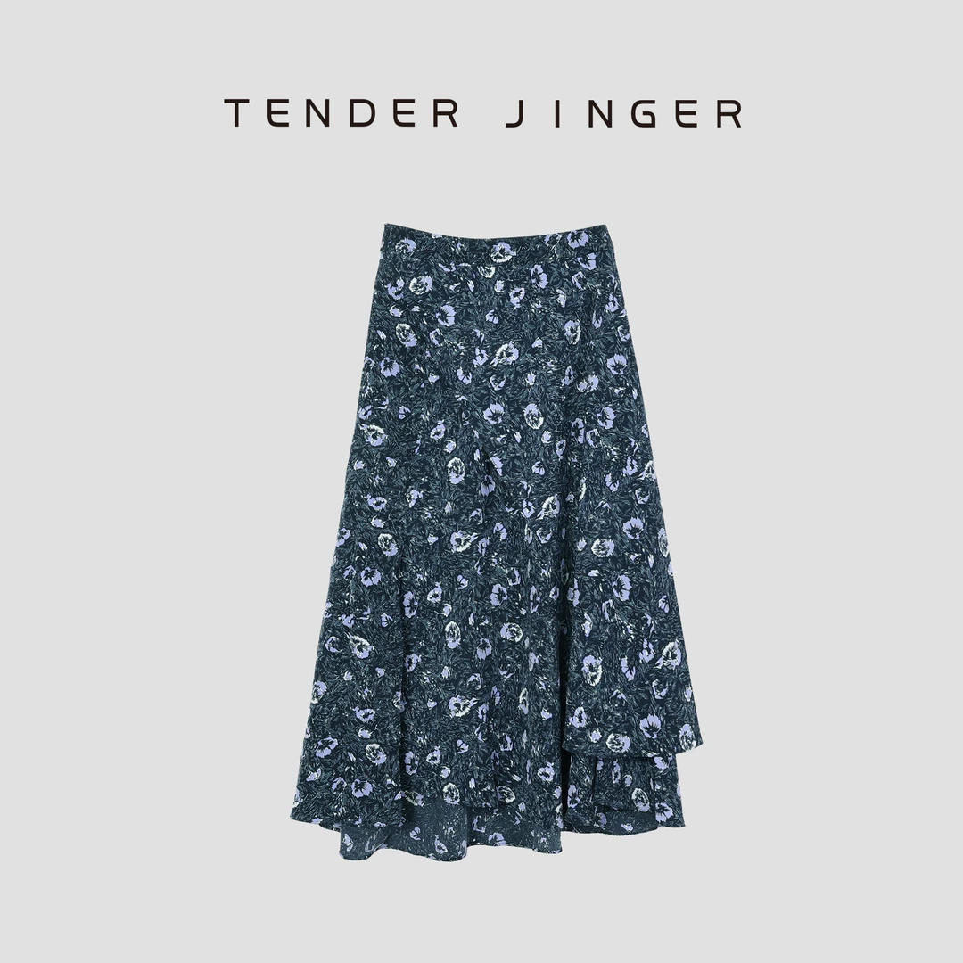 【专柜】2024春夏鸢尾花搭片半身裙子T2401YLL49893