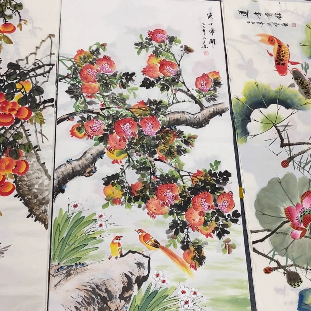 国画尺寸140✖️70四尺精品手绘画
