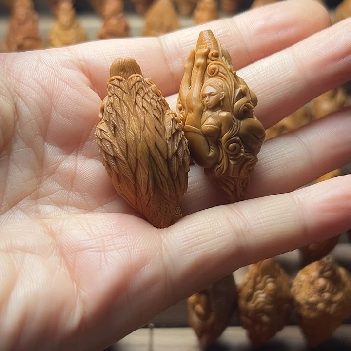 橄榄核吊坠阿*哥橄榄核