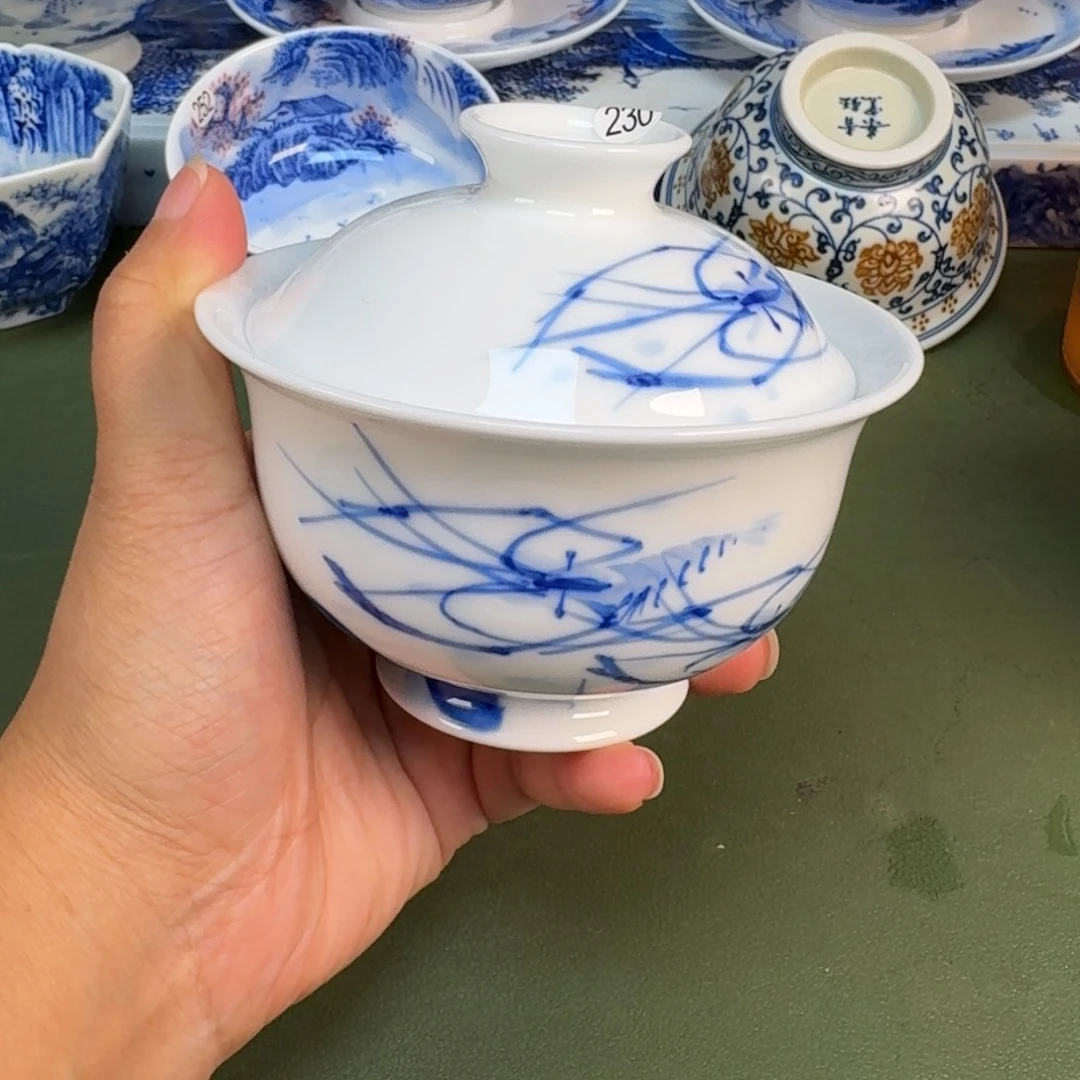 景德镇纯手绘茶具圆圆230